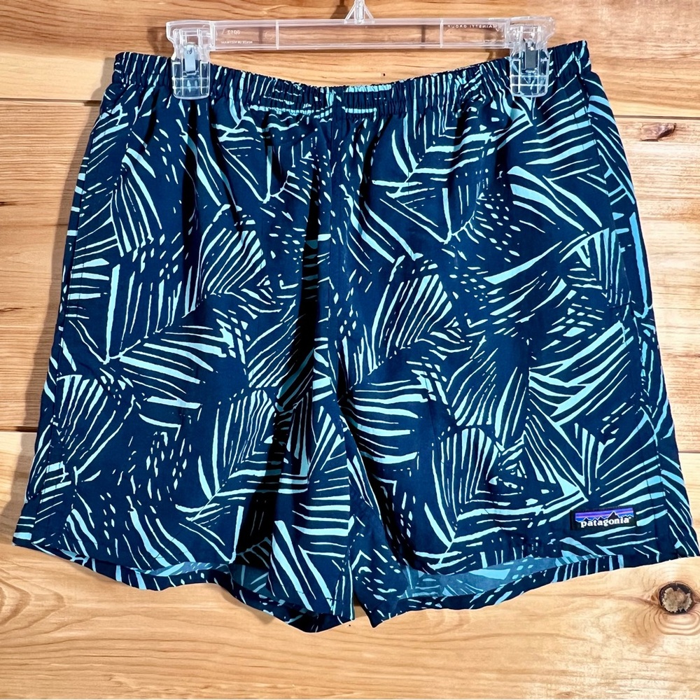 Patagonia Tropical Print Swim Trunks Quality Hiking Sports Beach Casual